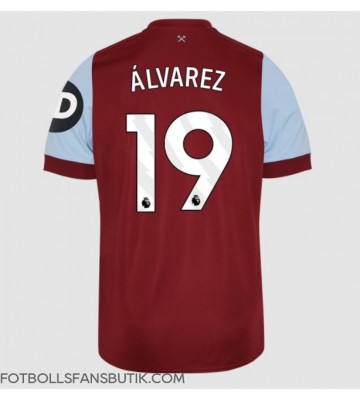 West Ham United Edson Alvarez #19 Replika Hemmatröja 2023-24 Kortärmad